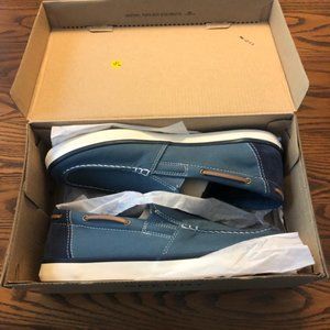 New Mens Sperry Mainsail Slip On, Blue. Size 9M